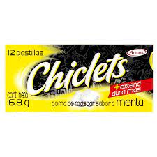 Goma de mascar Chiclets 16.8g